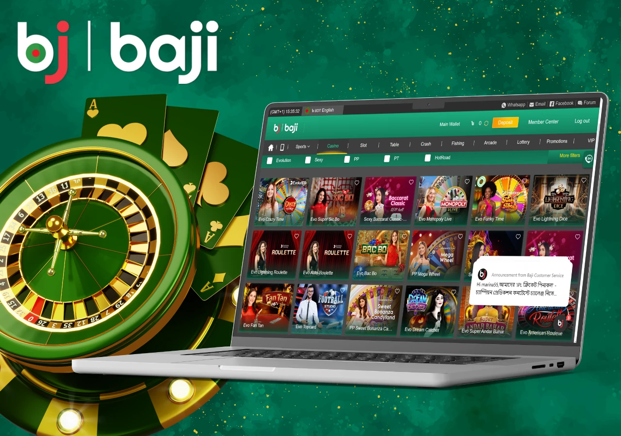 Get access to the universe of gambling with Baji Live Casino