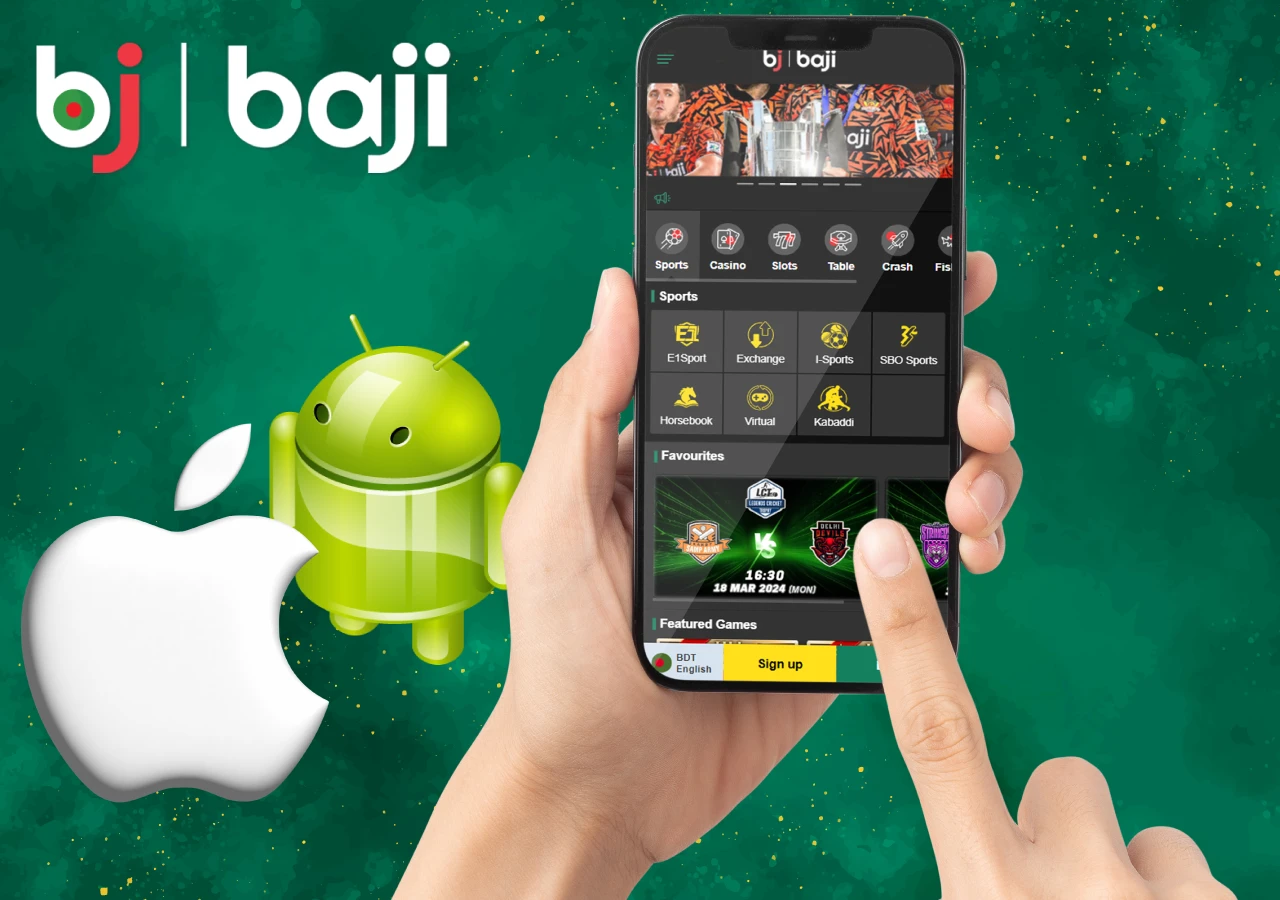 Access a multitude of games and bets from your mobile device